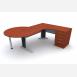 Kancelářský rohový stůl CROSS CEV 60 P, 160x75,5x120(60x60)cm