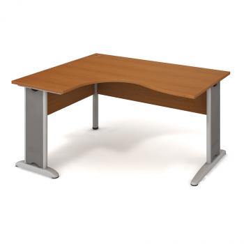 Kancelářský rohový stůl CROSS CE 2005 P, 160x75,5x120(60x80)cm HOBIS CE 2005 P