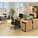 Přídavný stůl čtvrtkruh OfficePlus A, 800x800mm (přísed)  
