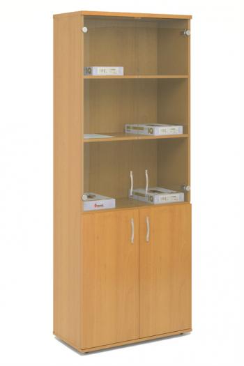 Kancelářská skříň STABIL, 74x37,2x190cm LENZA SC24