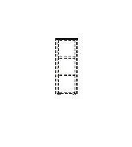 Dekorační horní obkladová deska LINE OFFICE, 47,8x42,9x3,8cm LENZA 108 505