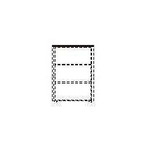 Dekorační horní obkladová deska LINE OFFICE, 87,8x42,9x3,8 cm