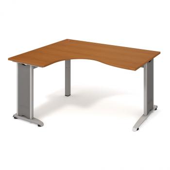 Kancelářský stůl FLEX, FE 2005 P, 160x75,5x120(60x80)cm HOBIS FE 2005 P