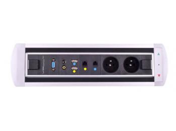 Elektrický otočný panel, VAULT BTCZ 012, 2x el. zás.,2xdeata,video,audio,VGA,ASB HOBIS BTCZ 012