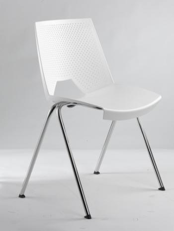 Plastová židle STRIKE 2130 PC, bílá Antares