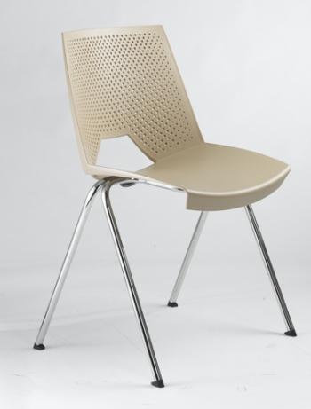 Plastová židle STRIKE 2130 PC, písková Antares