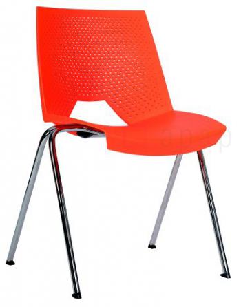 Plastová židle STRIKE 2130 PC, červená Antares