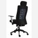 Kancelářská židle (křeslo) LEXA s podhlavníkem (síťový opěrák)