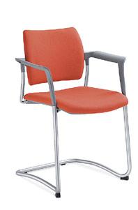Jednací a konferenční židle DREAM 131/B-N1, konstrukce černá, područky