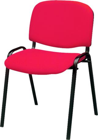 Jednací židle IMPERIA (čalouněná - černá konstrukce)